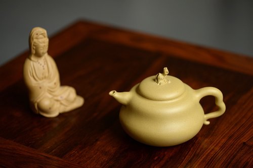 潘小东紫砂壶 潘小东原创 文气雅致 采意化型 全手禅缘 原矿段泥