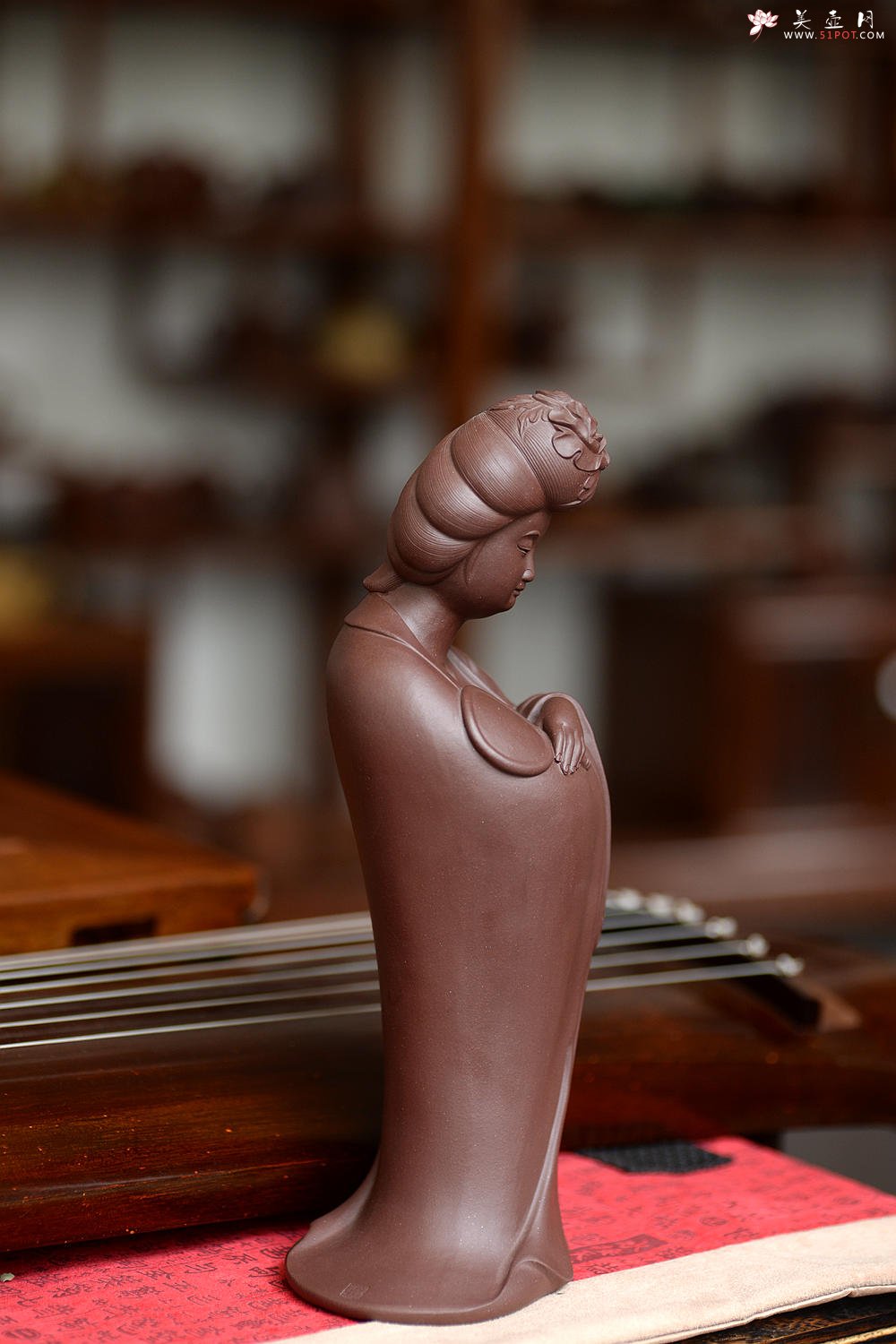 紫砂壶图片：书香美女  原矿紫泥 - 美壶网