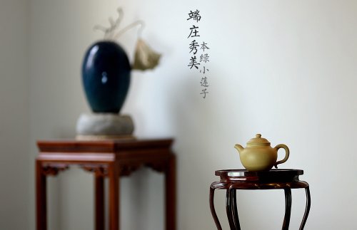 邵春良紫砂壶 邵春良老师全手近作 本绿小莲子 端庄秀美 泥料温润如玉 本山绿泥