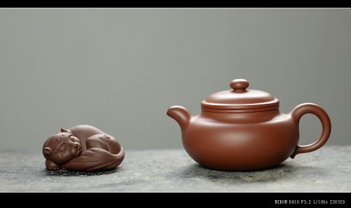 陈进紫砂壶 陈进甲午力作 雄厚大气 全手大仿古 做工精致 原矿清水泥