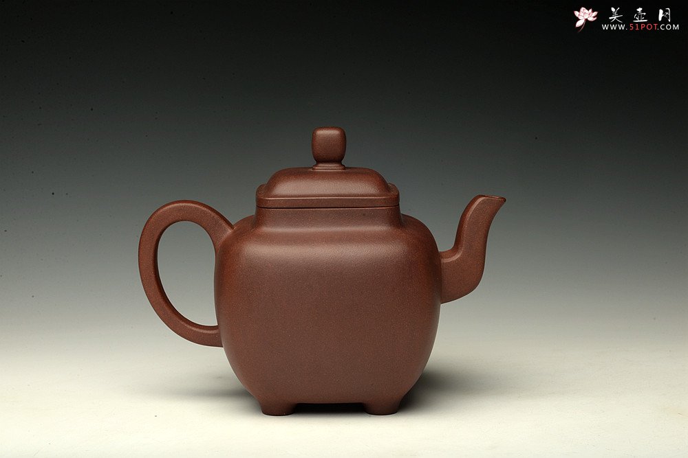 紫砂壶图片：国工许学军新作 全手镶片  鸣远四方  浑厚高俊 风骨丰雅 - 美壶网
