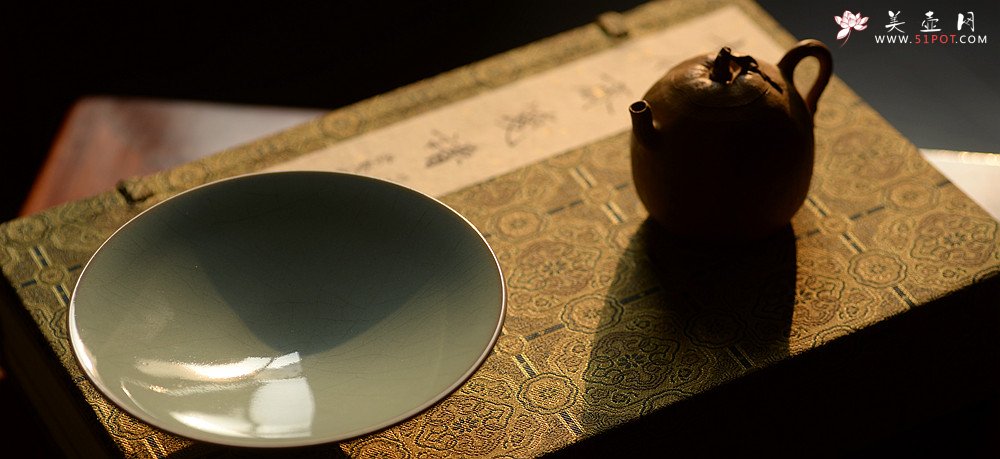 紫砂壶图片：正宗汝州汝瓷 斗笠大盏 主人杯 烧出天空的颜色~ - 美壶网