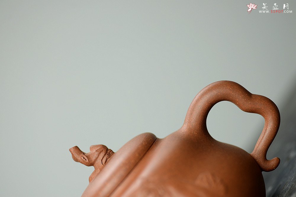 紫砂壶图片：潘小东原创 真 善 美 原矿老段泥 全手济公葫芦  - 美壶网