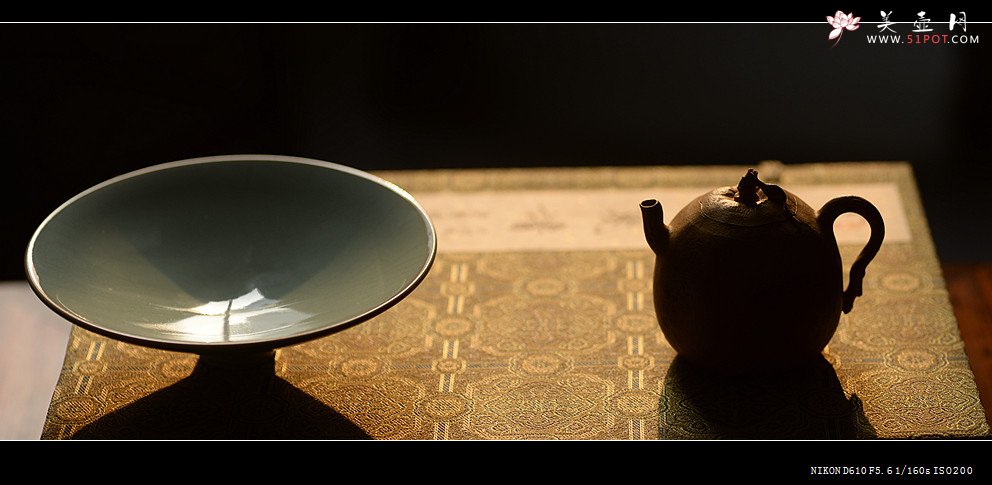 紫砂壶图片：正宗汝州汝瓷 斗笠大盏 主人杯 烧出天空的颜色~ - 美壶网