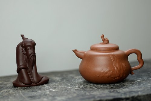 潘小东紫砂壶 潘小东原创 真 善 美 原矿老段泥 全手济公葫芦  原矿段泥