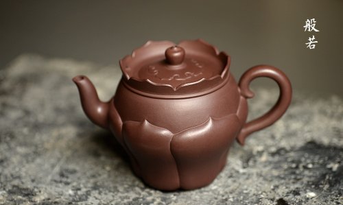 蔡旭伟紫砂壶 端庄优雅 全手般若 明针优秀  原矿紫泥