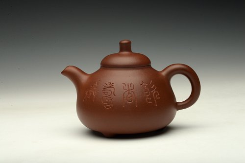 何健紫砂壶 何健作品 毛国强装饰 全手三足乳鼎 强强联合 值得珍藏~ 原矿紫泥