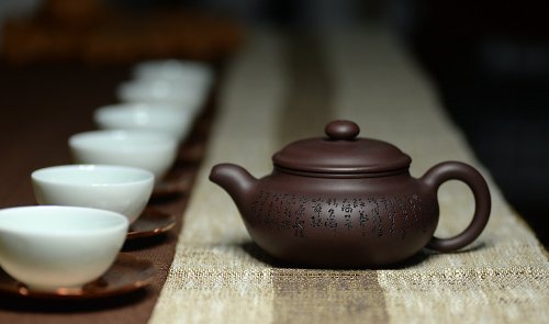 李彦雄紫砂壶 稳重大气 高温老紫泥 大仿古 沁园春 雪 原矿紫泥