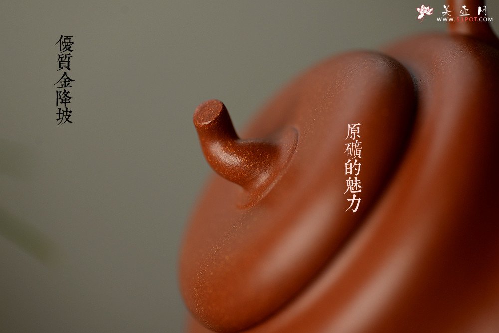 紫砂壶图片：瞿斌原创作品 曼妙 古拙有趣 乾坤葫芦 优质金降坡 - 美壶网