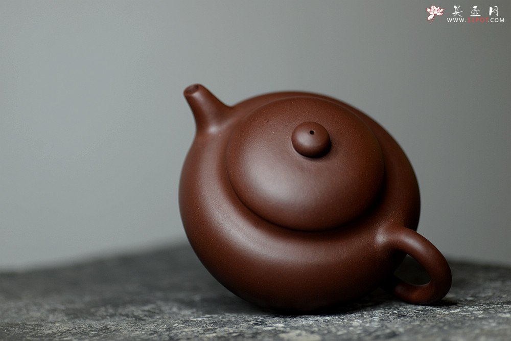 紫砂壶图片：张智耀新作 饱满敦厚 传统实用 全手圆乐 - 美壶网