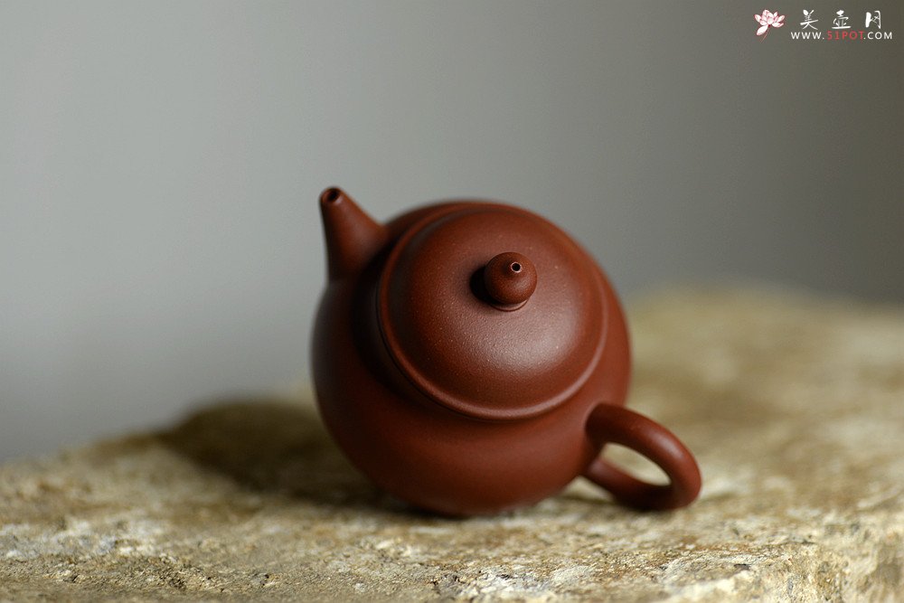 紫砂壶图片：美壶特惠 茶人最爱 实用文气小壶 摹古红梨~ - 美壶网