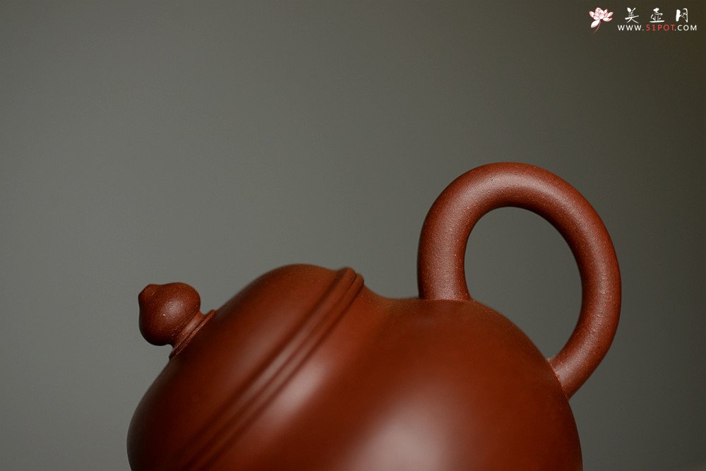 紫砂壶图片：美壶特惠 茶人最爱 实用文气小壶 摹古红梨~ - 美壶网