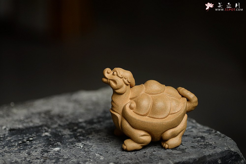 紫砂壶图片：优质段泥 做工精致 龙龟茶宠 - 美壶网