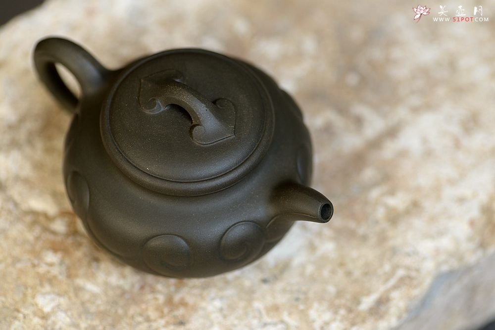 紫砂壶图片：青段仿古如意 典雅之作 雍容华贵~ 精工 - 美壶网