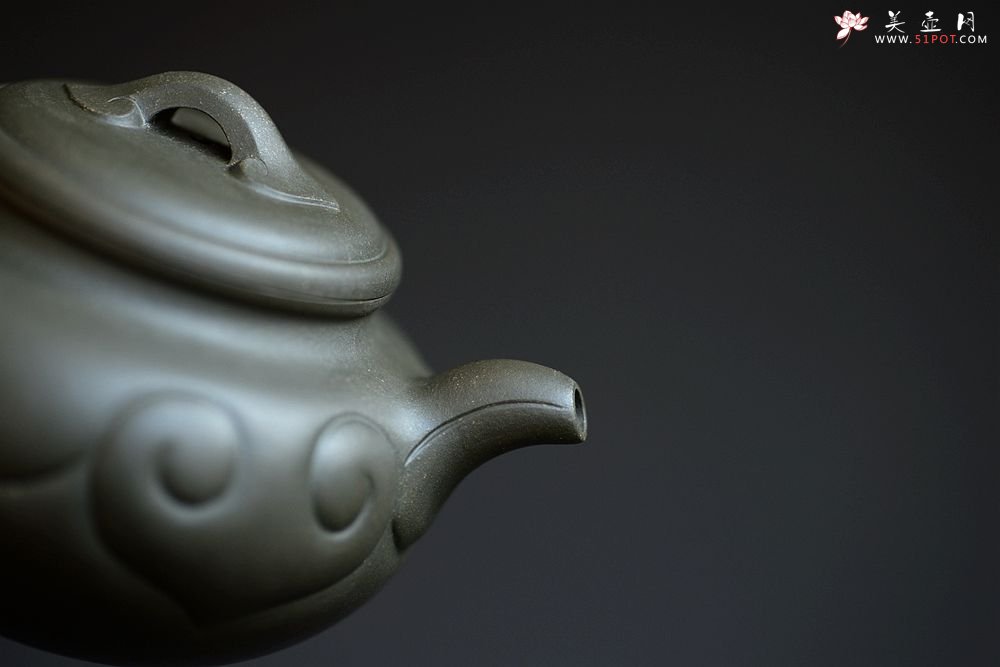 紫砂壶图片：青段仿古如意 典雅之作 雍容华贵~ 精工 - 美壶网