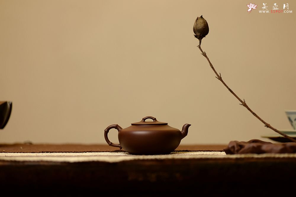 紫砂壶图片：灵秀之作 潘丹初全手竹趣二式  线条简练 爱不释手 - 美壶网