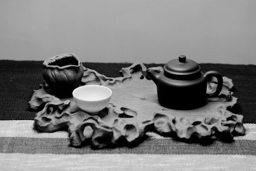 美壶定制紫砂壶 学院派风格~非常好玩的作品~ 全手工太湖石干泡台 原矿段泥