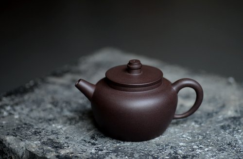 美壶定制紫砂壶 天天特惠 老味 美壶定制 平盖井栏 原矿黑星土