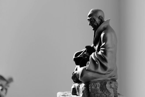 美壶定制紫砂壶 手工雕塑 抓型学院派~ 修善罗汉 原矿紫泥