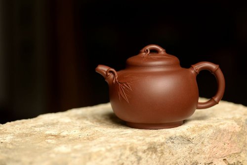 储俊伟紫砂壶 史云棠高徒储俊伟作品 大品花货 饱满大气  全手智竹 原矿底槽清