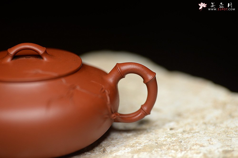 紫砂壶图片：潘丹初新作  美人如竹  全手芳竹  成品不易仅此一件不接受定做 - 美壶网