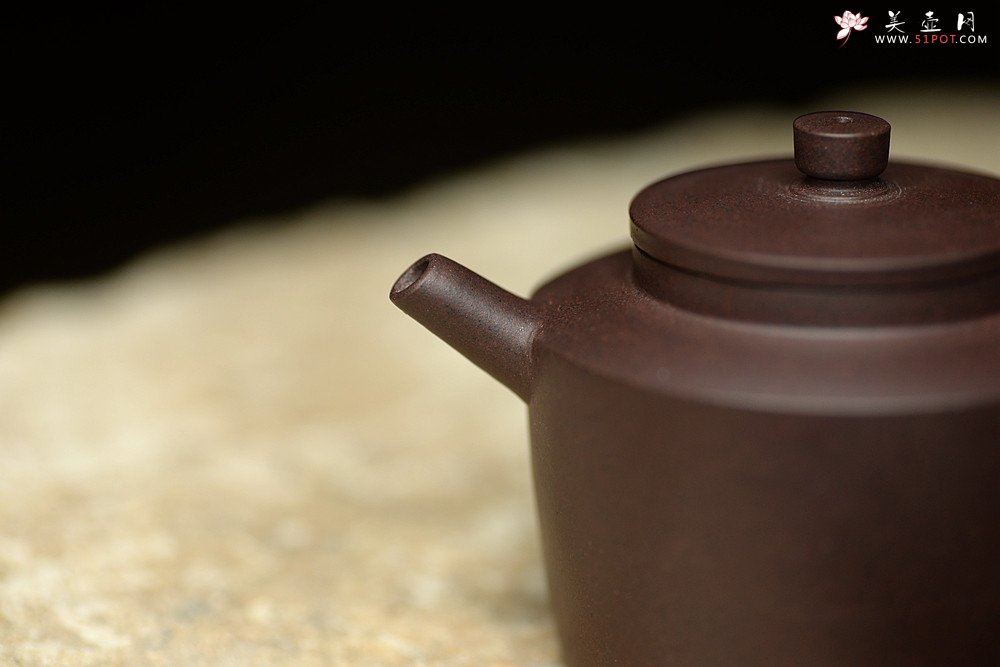 紫砂壶图片：美壶特惠 古朴文气 炮管直流 小德中 - 美壶网