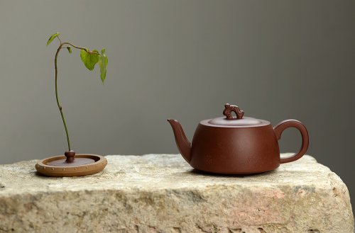 詹黎明紫砂壶 詹黎明新作 线条流畅 精巧细致 八面玲珑 原矿底槽清