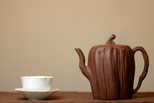 吴震（中）紫砂壶 吴震经典代表作 榕树 