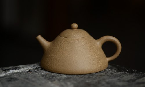 泓渝山房紫砂壶 美壶特惠 老味经典 石铫壶 原矿老段泥 原矿段泥