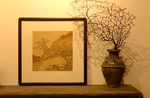 张听钢紫砂壶 张听刚新意装饰 山水壁画 韵味十足 原矿段泥