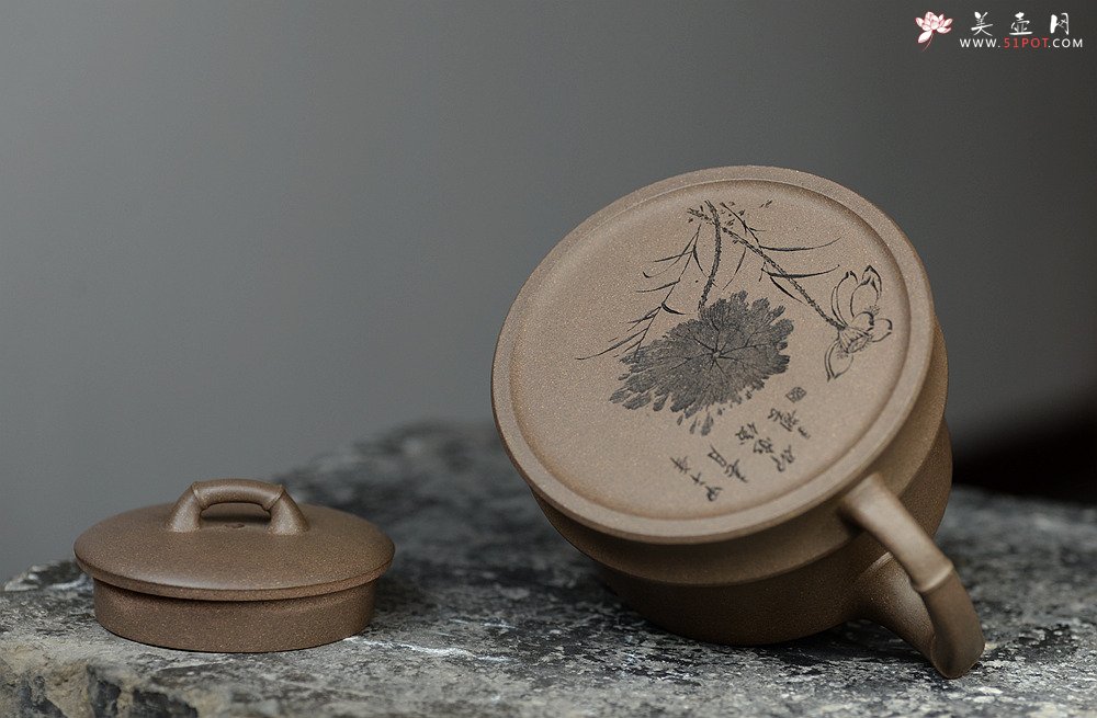 紫砂壶图片：优质青段 邵家俊经典作品 全手简竹段 劲挺秀美 - 美壶网