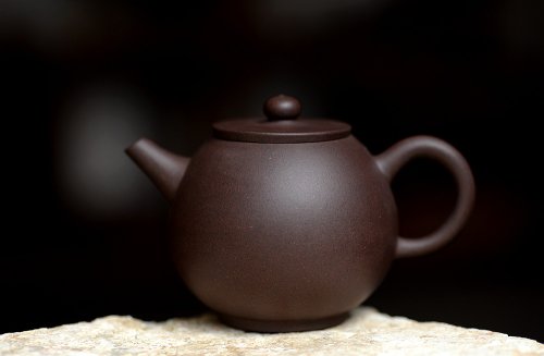 泓渝山房紫砂壶 鸿渝山房 美壶特惠 小巨轮 拙朴之风 杀茶利器 茶人最爱 原矿黑星土