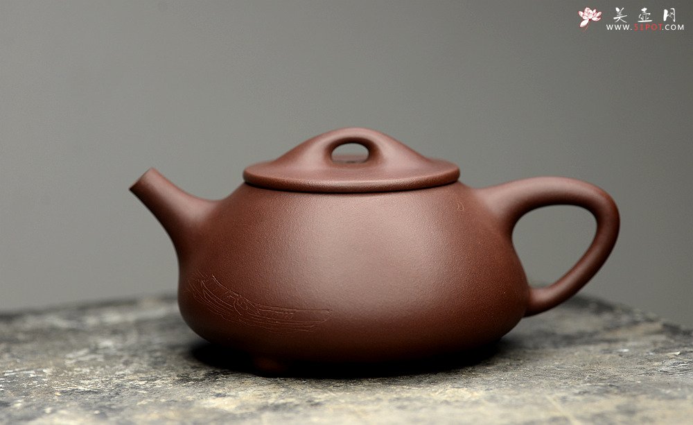 紫砂壶图片：陆轶舟作品 景舟石瓢 相映得趣  文气实用~ - 美壶网