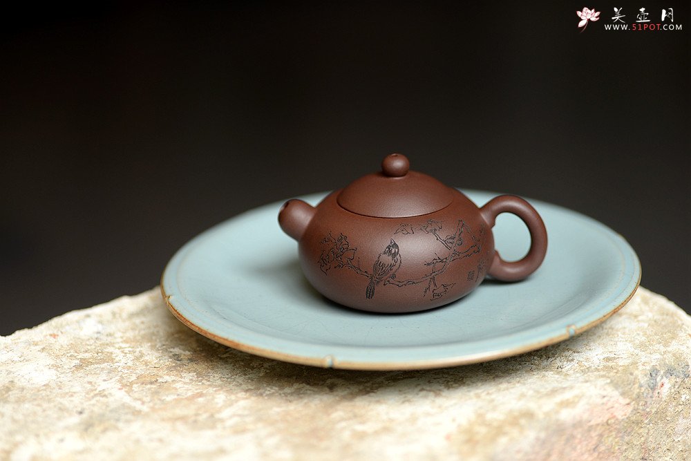紫砂壶图片：谭华斌近作 道洪风格之玉露 刀法精炼 可人小壶 美壶特惠 - 美壶网