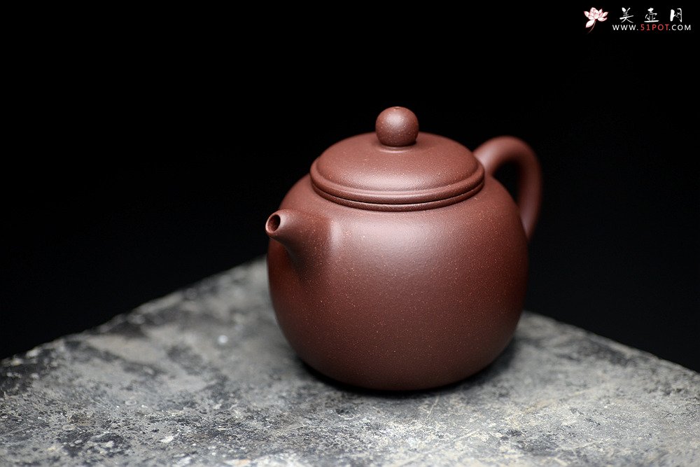 紫砂壶图片：美壶特惠 优质黄龙山紫泥 匏尊 茶人最爱器形 饱满大气 - 美壶网