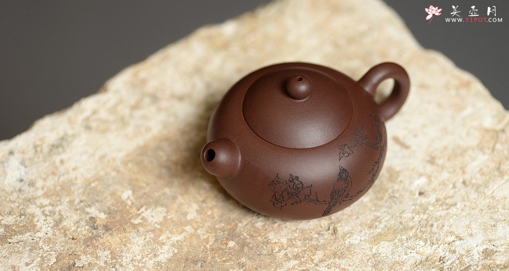 紫砂壶图片：谭华斌近作 道洪风格之玉露 刀法精炼 可人小壶 美壶特惠 - 美壶网