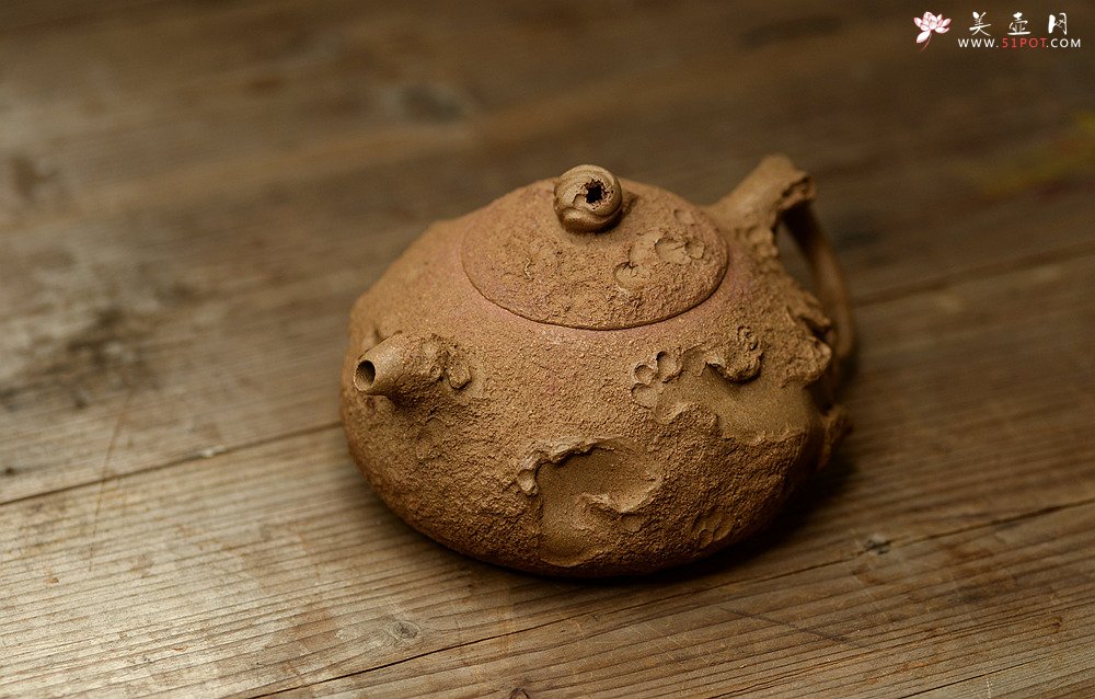 紫砂壶图片：陈进全手新品 造型新颖 优雅之作 全手树魂 - 美壶网