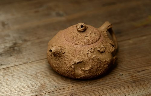 陈进紫砂壶 陈进全手新品 造型新颖 优雅之作 全手树魂 原矿段泥