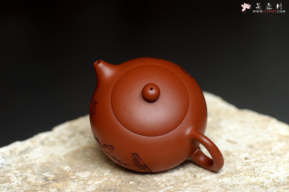 紫砂壶图片：小巧可人 实用有趣 原矿赵庄朱泥之西施 - 美壶网