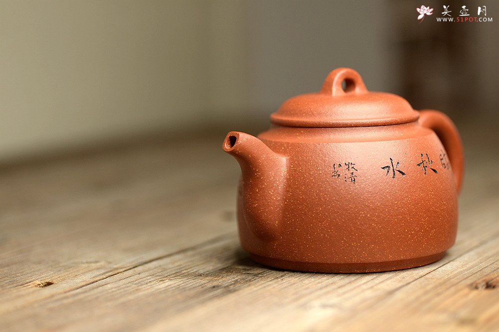 紫砂壶图片：山水清味 红山 油润降坡泥 - 美壶网