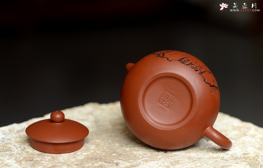 紫砂壶图片：小巧可人 实用有趣 原矿赵庄朱泥之西施 - 美壶网