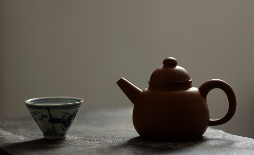 淞庐紫砂壶 摹古明式 风格粗犷 淞庐出品~ 全手永乐 【paowang】 原矿段泥