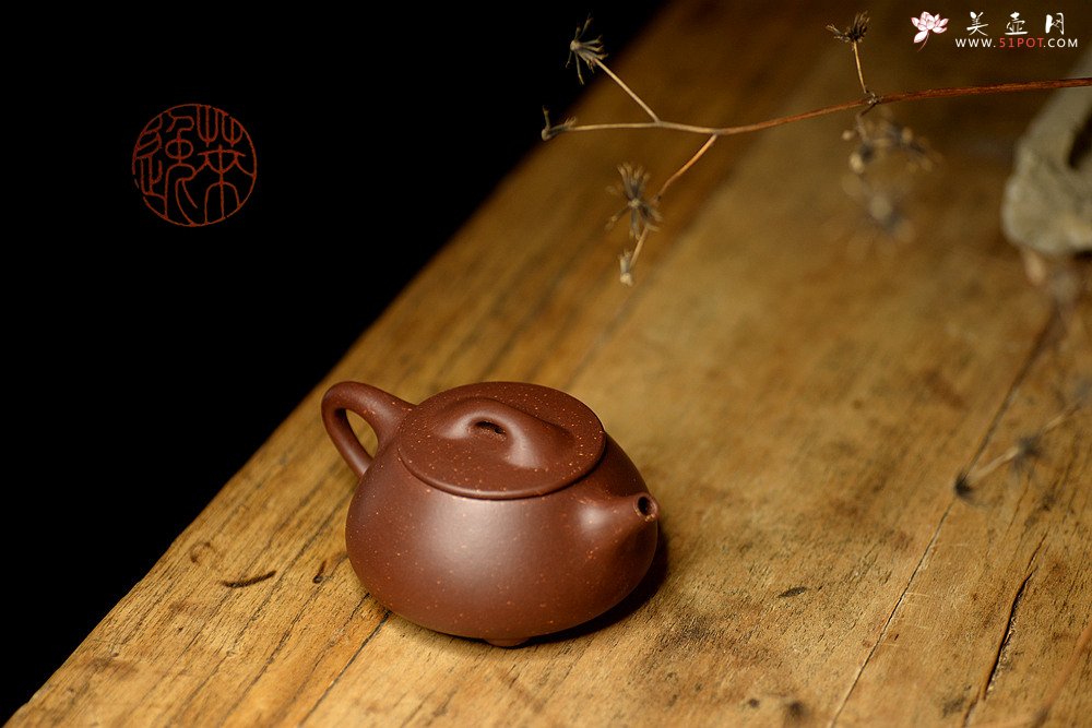 紫砂壶图片：紫泥调砂  永恒的经典 石瓢  - 美壶网