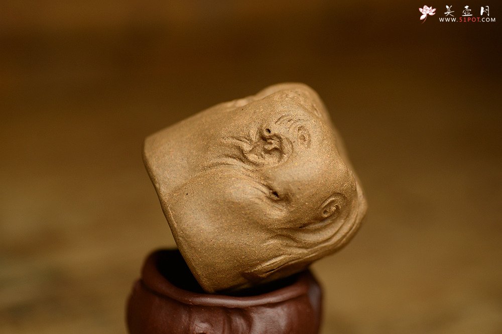 紫砂壶图片：美壶特惠 全手制作 特色主人杯 - 美壶网