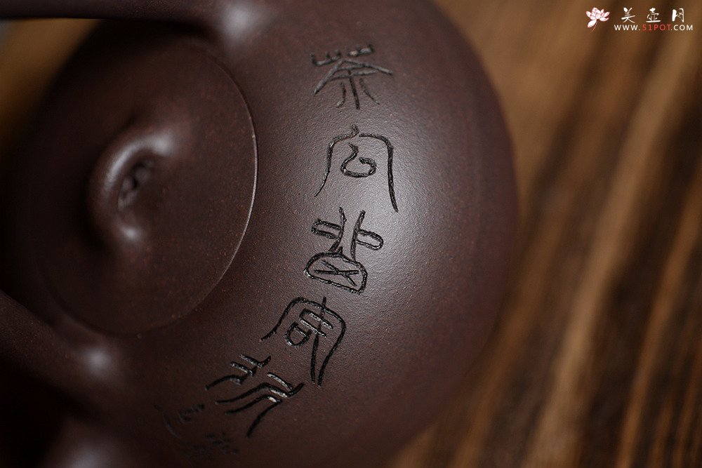 紫砂壶图片：淞庐出品 文气十足 半陶提梁 - 美壶网