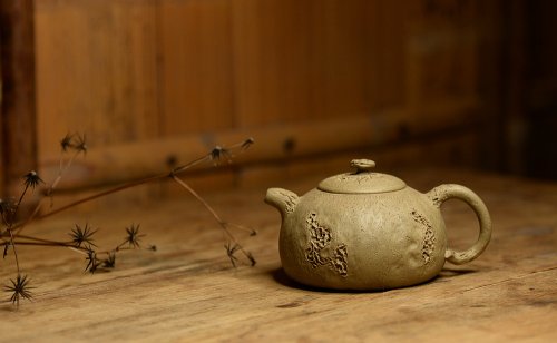 马建鹏紫砂壶 肌理丰富 拙味~ 全手薄胎龚春 ~沧桑质感 原矿段泥