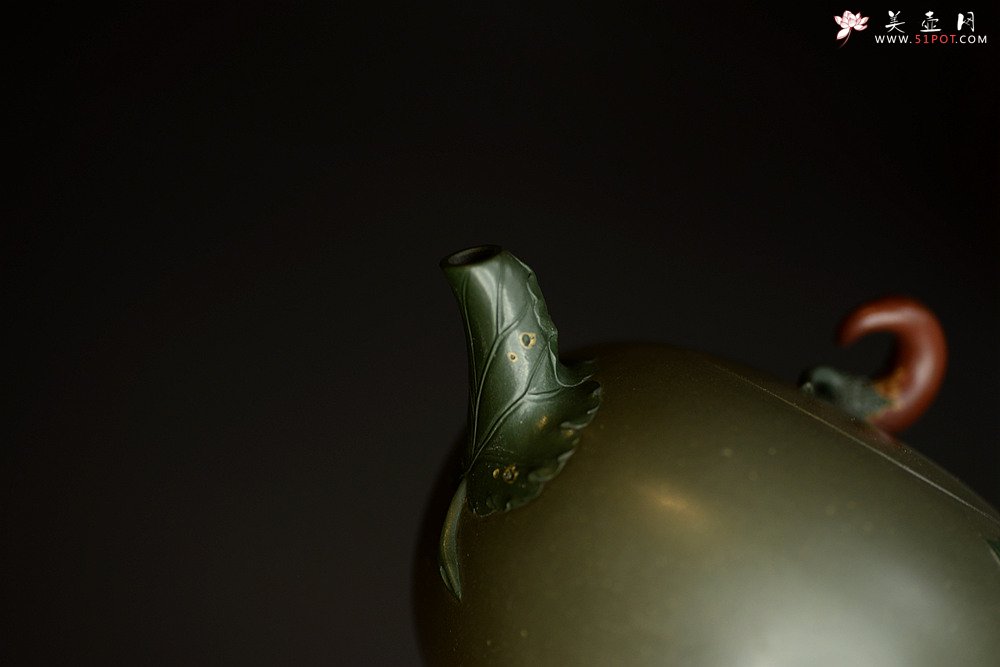 紫砂壶图片：原创作品 孙伟强张新亚合作 辣椒 红红火火 贴叶精湛细腻 - 美壶网