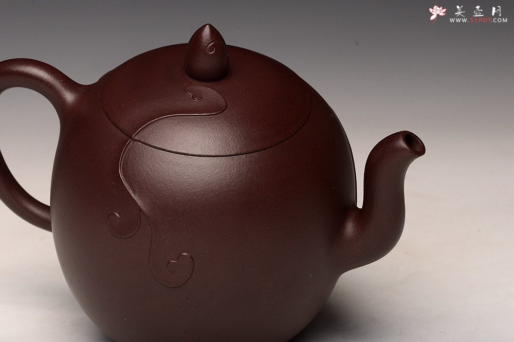 紫砂壶图片：高雪琴全手原创作品 飘逸 雅致 经典之作 全手娇阳 - 美壶网