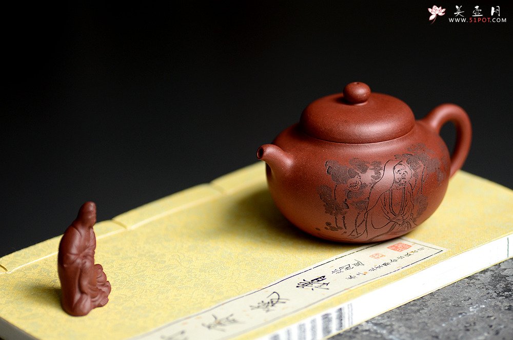 紫砂壶图片：美壶特惠 谭华斌作品 柿圆壶 圆润饱满  - 美壶网