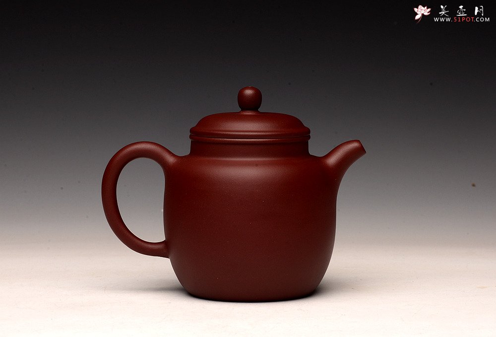 紫砂壶图片：美壶特惠 俞欣荣新作 挺拔俊秀 留云 优质枣红泥 极易泡养 - 美壶网